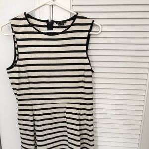 Theory black and white dress size 6